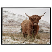 A La Mode Studio Great Hair Don&#039;t Care Yak Canvas Wall Art