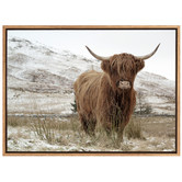 A La Mode Studio Great Hair Don&#039;t Care Yak Canvas Wall Art