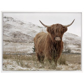 A La Mode Studio Great Hair Don&#039;t Care Yak Canvas Wall Art