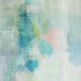 A La Mode Studio Pastel Rain Canvas Wall Art