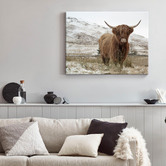 A La Mode Studio Great Hair Don&#039;t Care Yak Canvas Wall Art