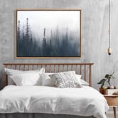 A La Mode Studio Enveloped Forest Canvas Wall Art