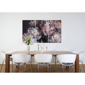 A La Mode Studio Peonies 3 Piece Canvas Print