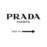 A La Mode Studio Prada Marfa Canvas Wall Art