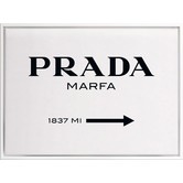 A La Mode Studio Prada Marfa Canvas Wall Art | Temple & Webster