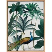 A La Mode Studio Peacock Parade Canvas Wall Art