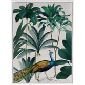 A La Mode Studio Peacock Parade Canvas Wall Art