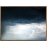 A La Mode Studio Silver Lining Canvas Wall Art