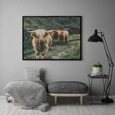 A La Mode Studio The Herd Canvas Wall Art