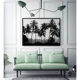 A La Mode Studio Palm Silhouette Canvas Wall Art