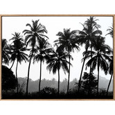 A La Mode Studio Palm Silhouette Canvas Wall Art