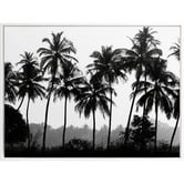 A La Mode Studio Palm Silhouette Canvas Wall Art