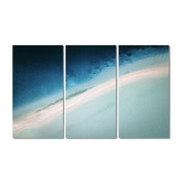 A La Mode Studio The Whitsundays Stretched Canvas Wall Art Triptych