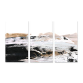 A La Mode Studio Dune Stretched Canvas Wall Art Triptych