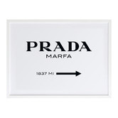 A La Mode Studio Prada Marfa Printed Wall Art