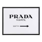 A La Mode Studio Prada Marfa Printed Wall Art