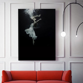 A La Mode Studio Weightless Ballerina Canvas Wall Art