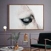 A La Mode Studio In the Blink of a Horse Eye Canvas Wall Art