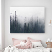 A La Mode Studio Enveloped Forest Canvas Wall Art