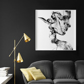 A La Mode Studio In Profile Printed Wall Art
