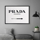 A La Mode Studio Prada Marfa Canvas Wall Art