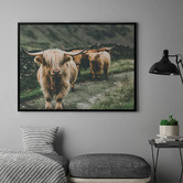 A La Mode Studio The Herd Canvas Wall Art