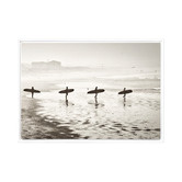 A La Mode Studio Living the Life Framed Canvas Wall Art