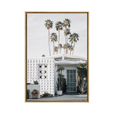 A La Mode Studio Friday Sunrise Framed Canvas Wall Art