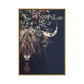 A La Mode Studio Highlander II Framed Canvas Wall Art