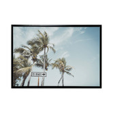A La Mode Studio The Only Way Framed Canvas Wall Art