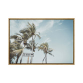 A La Mode Studio The Only Way Framed Canvas Wall Art
