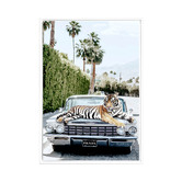 A La Mode Studio Chilled Out Framed Canvas Wall Art