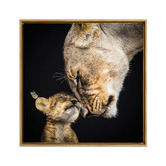 A La Mode Studio Sweet Embrace Framed Canvas Wall Art