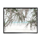 A La Mode Studio Pandanus II Framed Canvas Wall Art