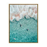 A La Mode Studio Hang Ten Framed Canvas Wall Art
