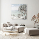 A La Mode Studio Pandanus III Framed Canvas Wall Art