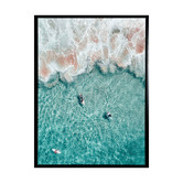 A La Mode Studio Hang Ten Framed Canvas Wall Art