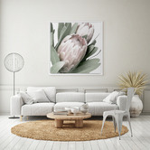 A La Mode Studio Protea II Framed Canvas Wall Art