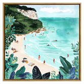A La Mode Studio Never Ending Summer Framed Canvas Wall Art