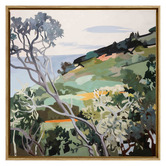 A La Mode Studio Cliffside Framed Canvas Wall Art
