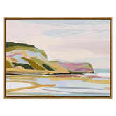 A La Mode Studio Pastel Terrains Framed Canvas Wall Art