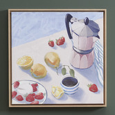 A La Mode Studio Caffettiera Canvas Wall Art