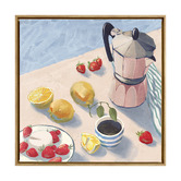 A La Mode Studio Caffettiera Canvas Wall Art