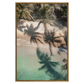 A La Mode Studio Palm Mirage Canvas Wall Art