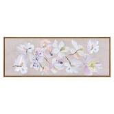 A La Mode Studio Veil of Flowers Framed Canvas Wall Art