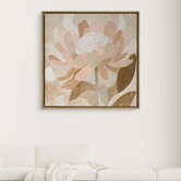 A La Mode Studio Warm Botanica Canvas Wall Art