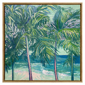 A La Mode Studio Beach Canopy Canvas Wall Art