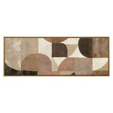 A La Mode Studio Clay Mosaic Framed Canvas Wall Art