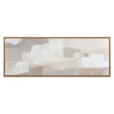 A La Mode Studio Clouded Framed Canvas Wall Art