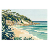 A La Mode Studio Secret Cove Canvas Wall Art